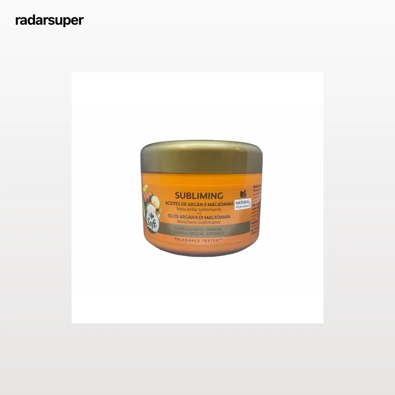 Mascarilla capilar aceite de argán Carrefour Soft 300 ml.