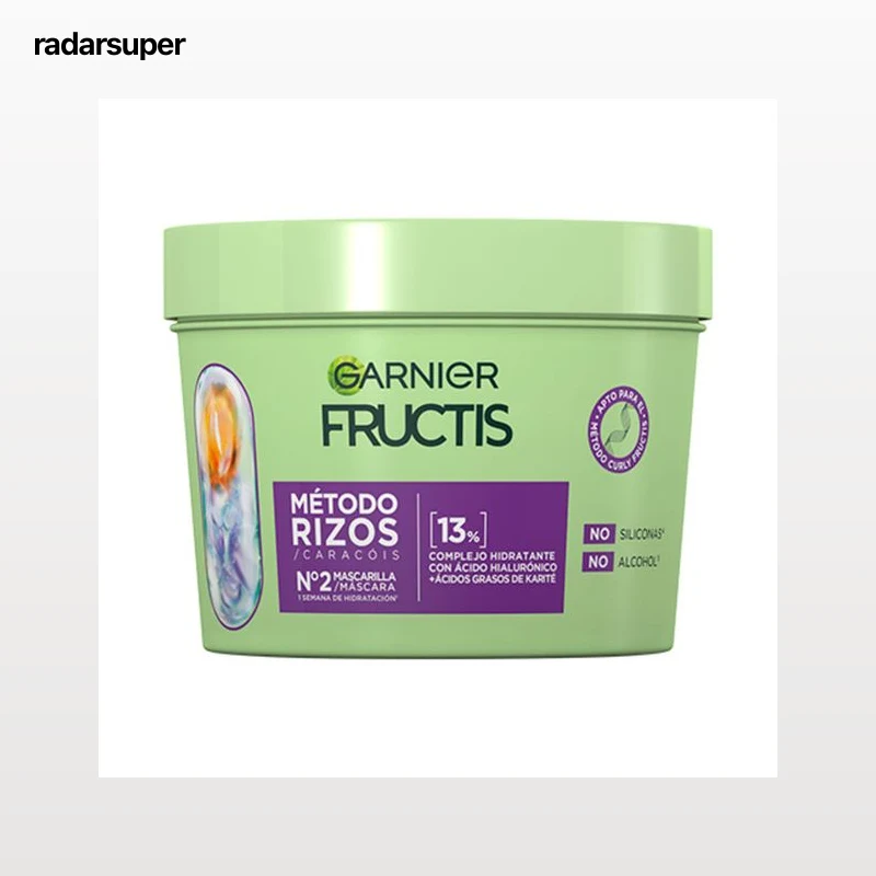 Mascarilla capilar Fructis Garnier 400ml nº2 método rizos