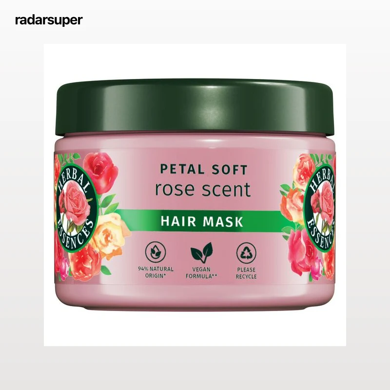 Mascarilla capilar Herbal Essences 500ml suavidad aroma a rosas