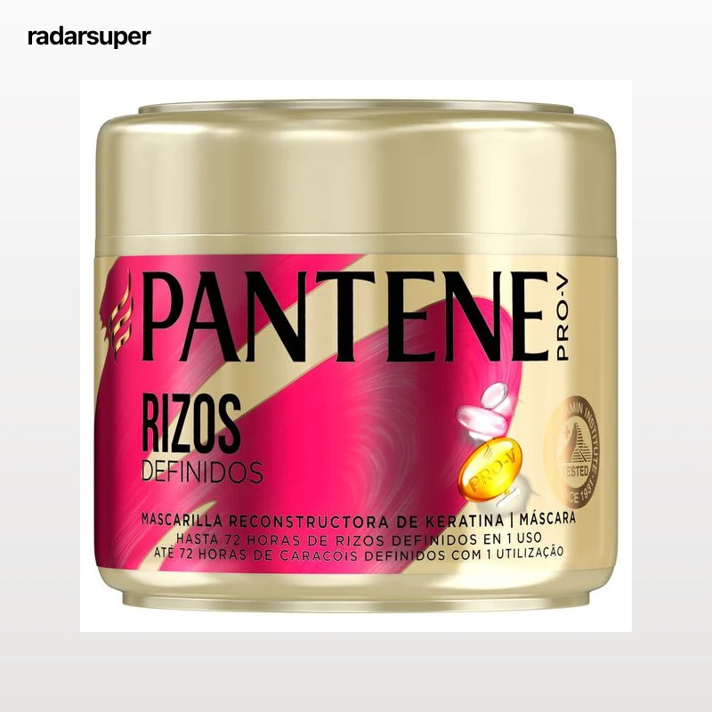 Mascarilla capilar intensiva Pantene 300ml rizos o ondulado
