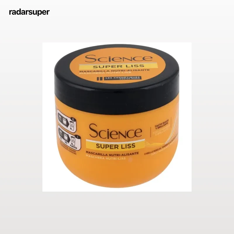 Mascarilla capilar nutri-alisante cabello rebelde Science Les Cosmétiques 300 ml.