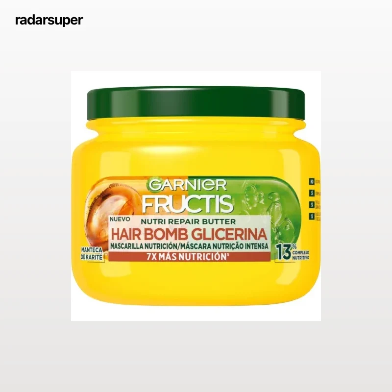 Mascarilla capilar Nutri Repair Butter para cabello muy seco y dañado Garnier-Fructis 300 ml.