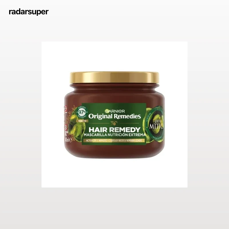 Mascarilla capilar nutrición extrema Oliva Mítica para pelo seco Original Remedies Garnier 300 ml.