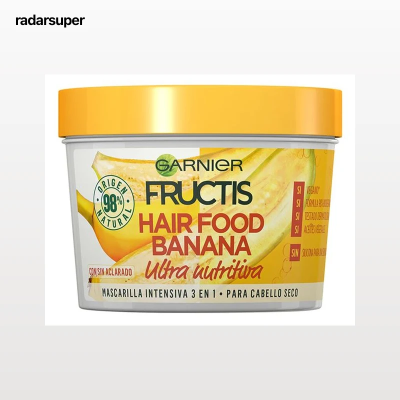 Mascarilla capilar nutritiva Fructis 390ml para cabello seco