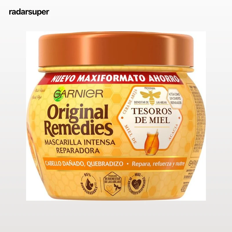 Mascarilla capilar reconstructora Original Remedies 340ml cabello dañado