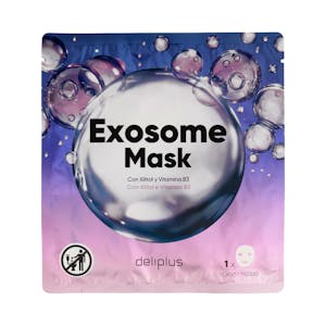 Mascarilla facial Exosome Mask Deliplus con xilitol y vitamina B3