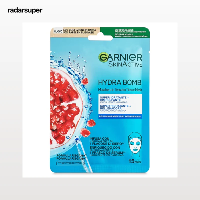 Mascarilla facial hydra bomb Garnier 1 unidad