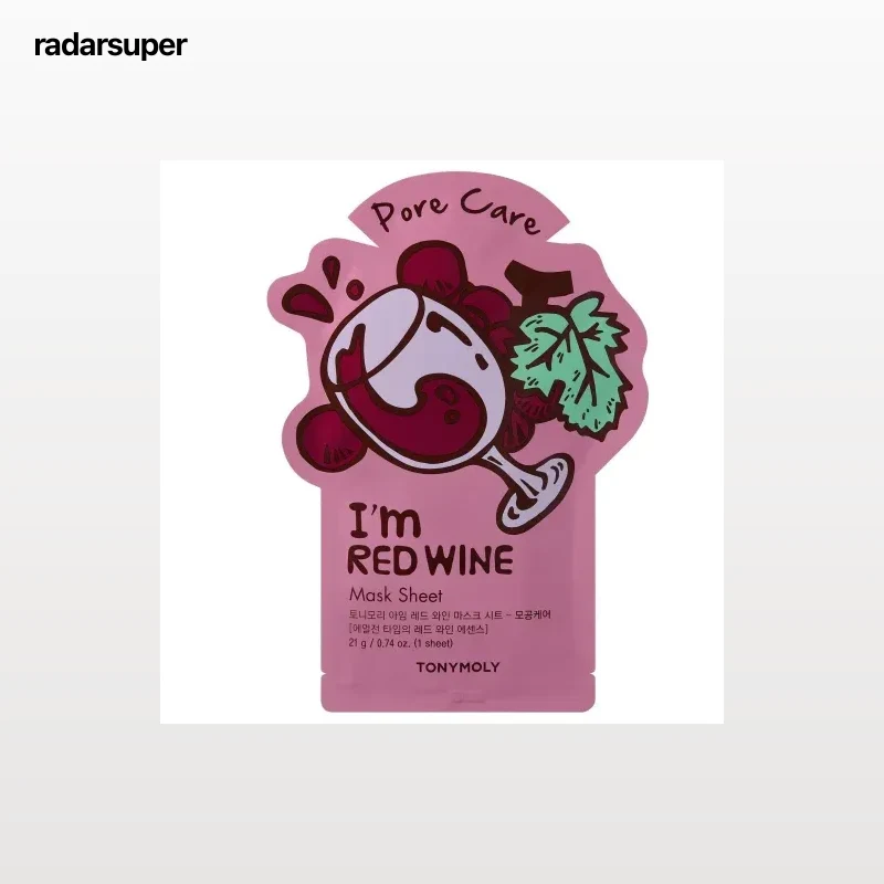 Mascarilla facial I'm Red Wine Tonymoly 1 ud.