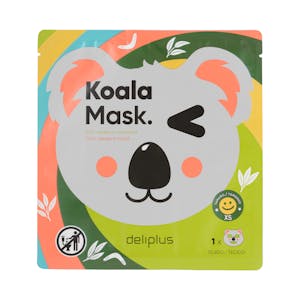Mascarilla facial infantil Koala Mask Deliplus con cereza y manzana
