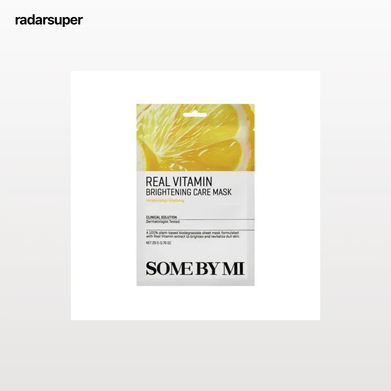 Mascarilla facial real vitamin brightening Some By Mi 20 g.