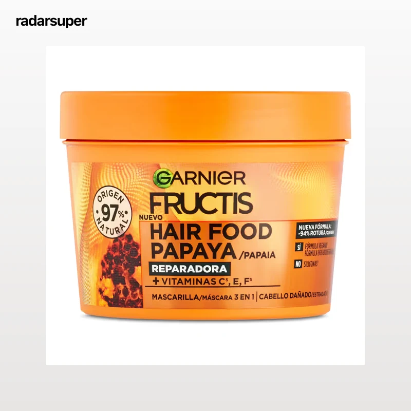 Mascarilla hair food papaya Fructis 400 ml