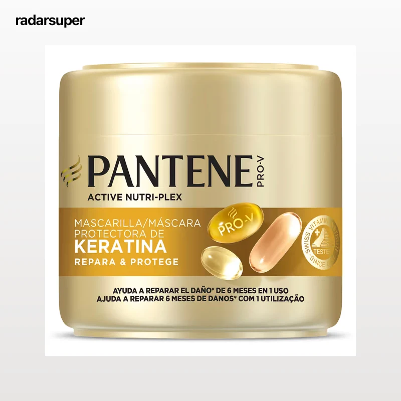 Mascarilla keratina repara y protege Pantene 300 ml