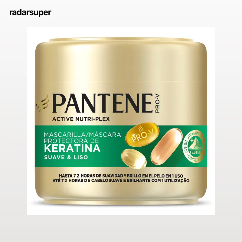 Mascarilla keratina suave y liso Pantene 300 ml