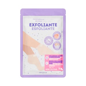 Mascarilla de pies exfoliante Deliplus con ácido salicílico y urea