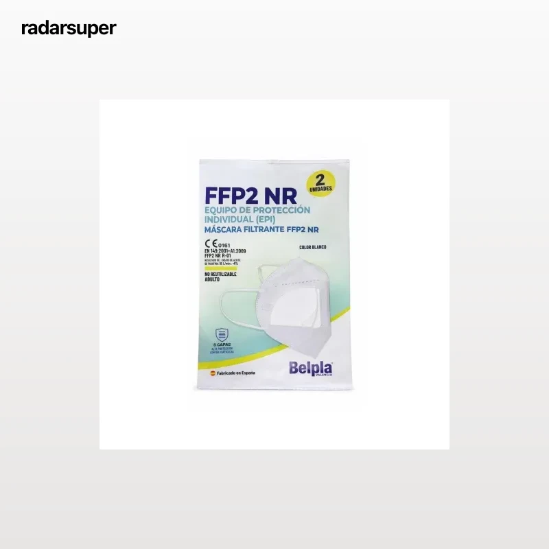 Mascarillas filtrante FFP2 NR TecSania 2 ud.