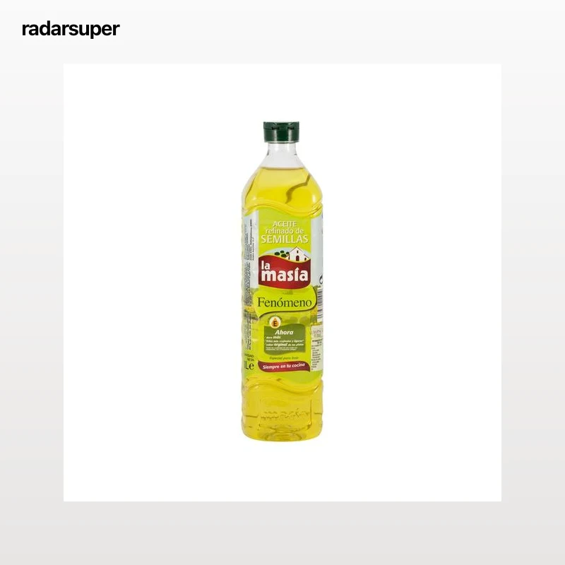 LA MASÍA Aceite refinado de semillas Vegetales Botella 1 l.
