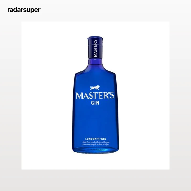 MASTER"S Ginebra inglesa tipo London dry gin 70 cl.