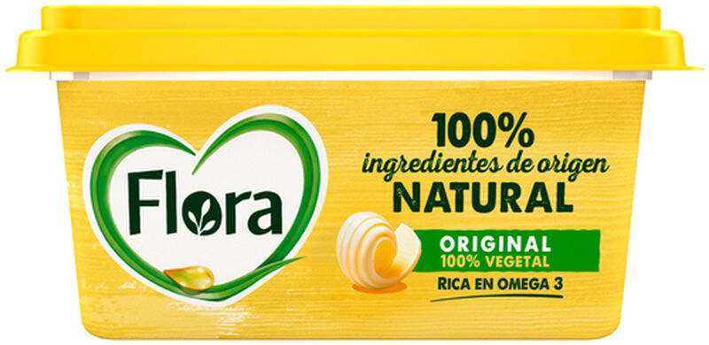 Materia grasa vegetal para untar Flora 400g