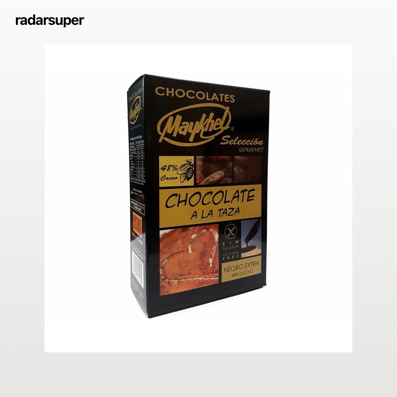 MAYKHEL Chocolate negro 48% a la taza MAYKHEL 250 g.