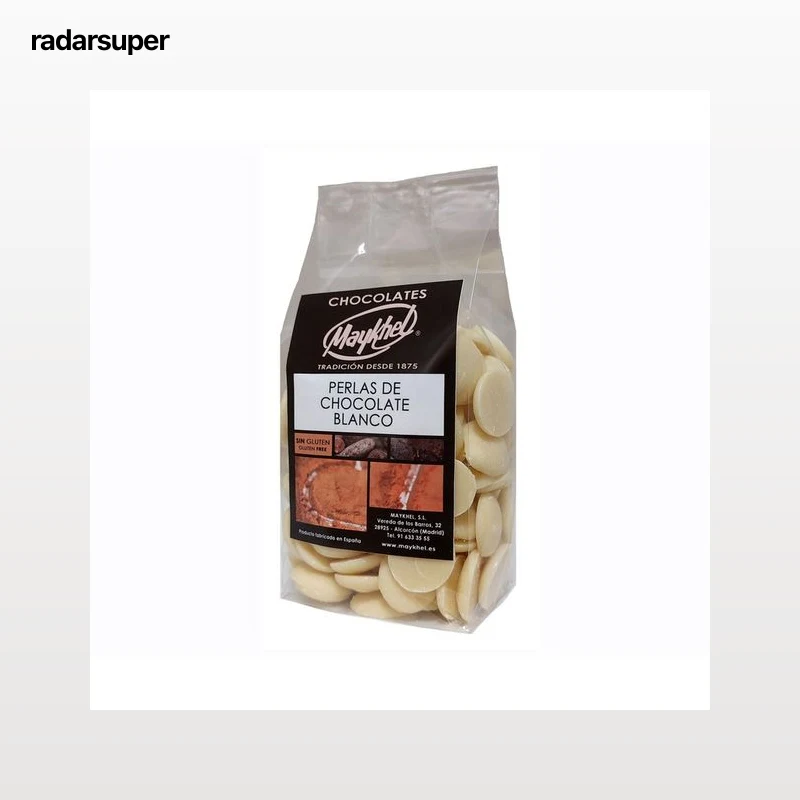 MAYKHEL Perlas chocolate blanco 150 gr.