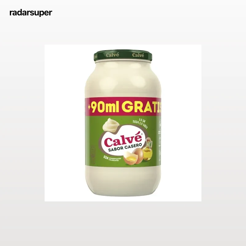 Mayonesa Calvé sin lactosa tarro 825 g.