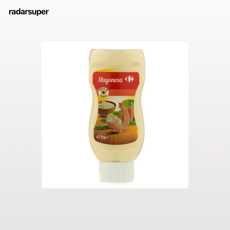Mayonesa Carrefour envase 500 ml 475g.