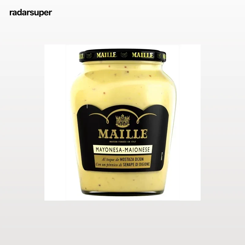 Mayonesa con un toque de mostaza de Dijon Maille tarro 320 g.