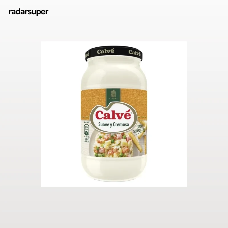 Mayonesa especial ensaladilla rusa Calvé tarro 450 ml.