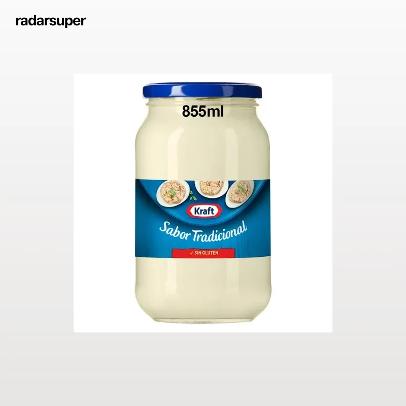 Mayonesa Kraft sin gluten tarro 855 ml.