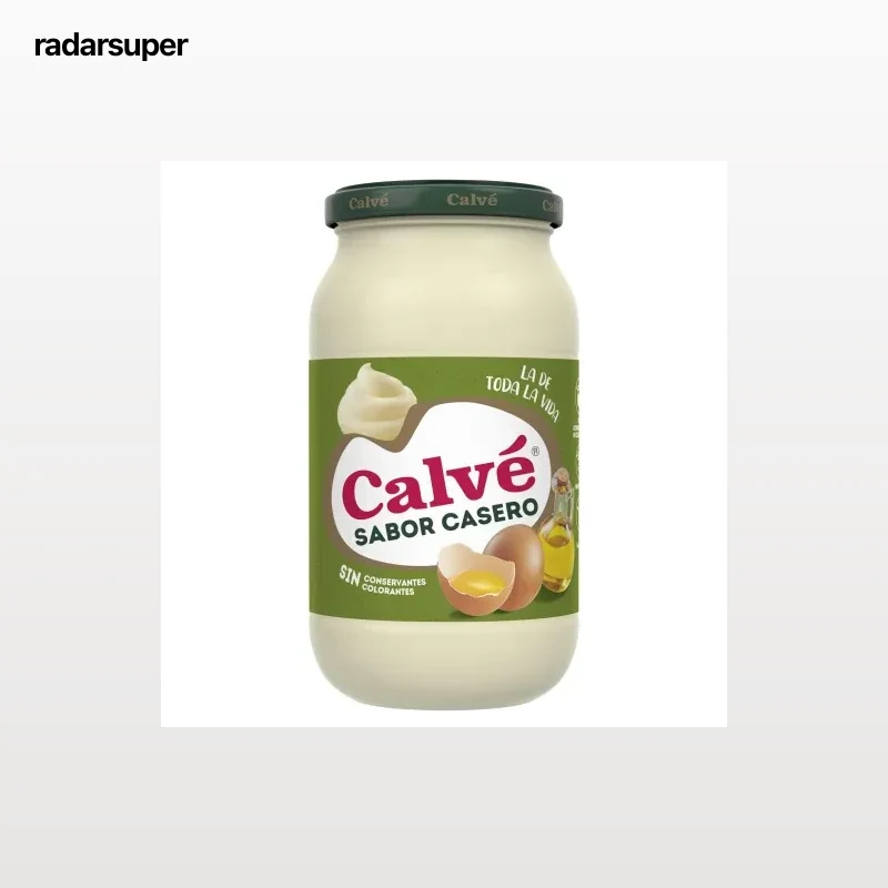 Mayonesa sabor casero Calvé tarro 430 ml.