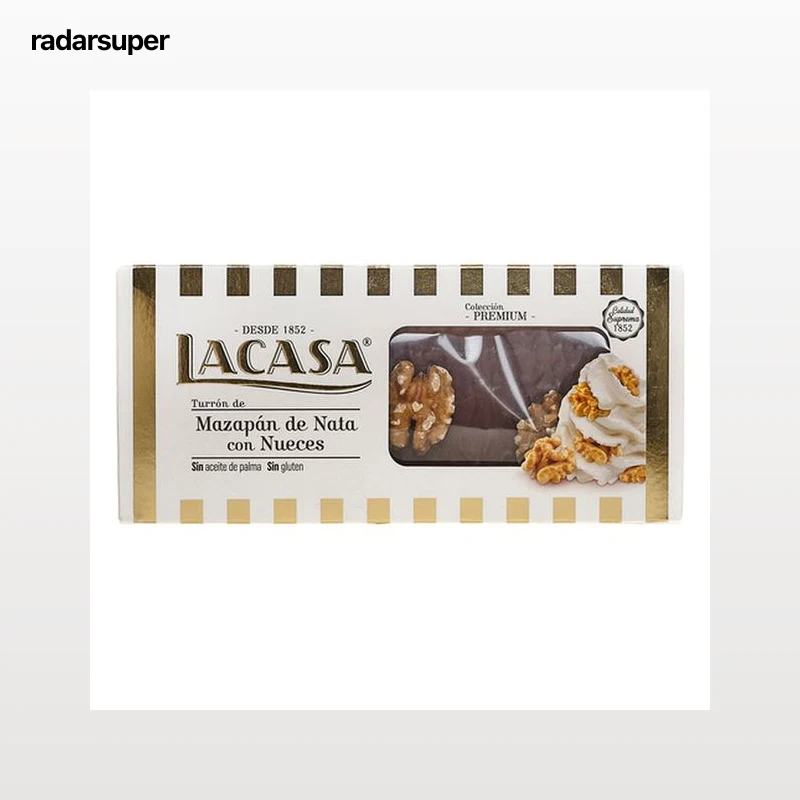 Mazapán nata y nueces Lacasa 250g