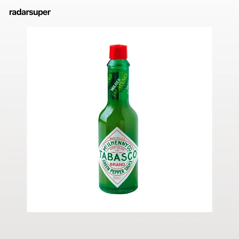Mc.ILHENNY Salsa de tabasco con jalapeños frasco de 60 ml.