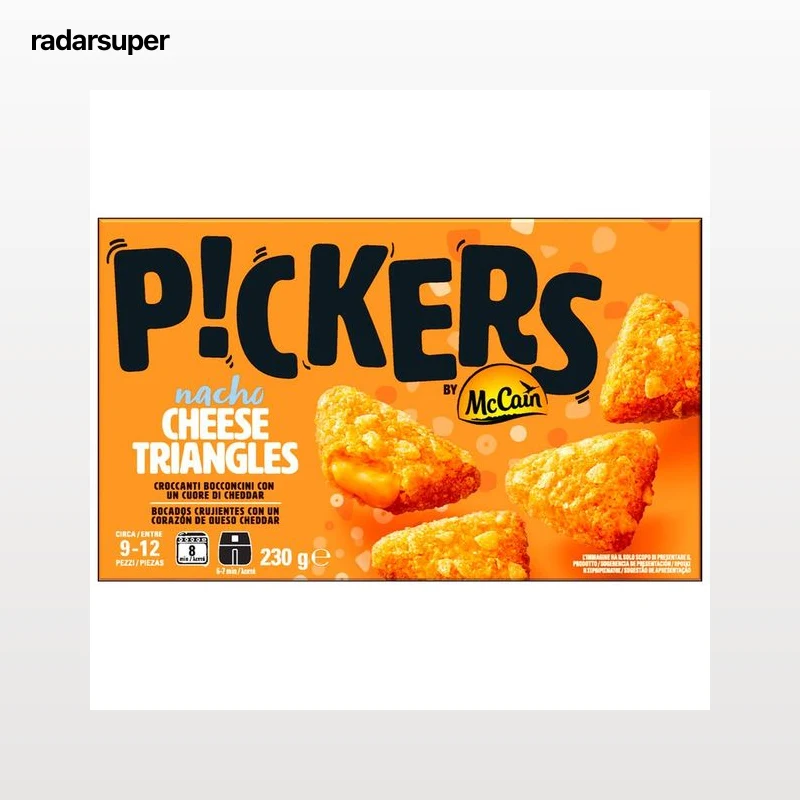 McCAIN Pickers Bocados crujientes con corazón de queso cheddar 230 g.