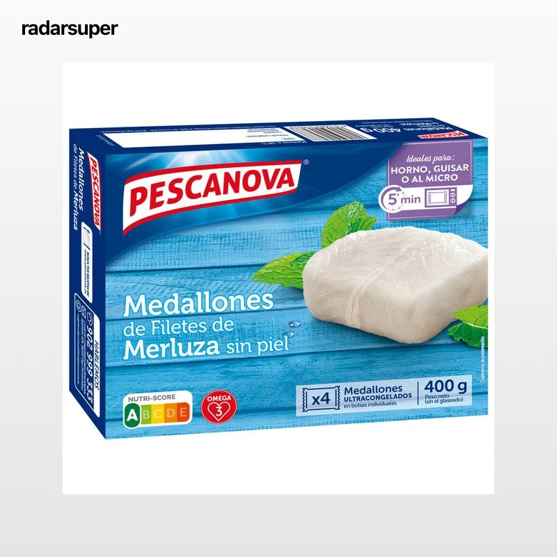 Medallones de merluza Pescanova 400g
