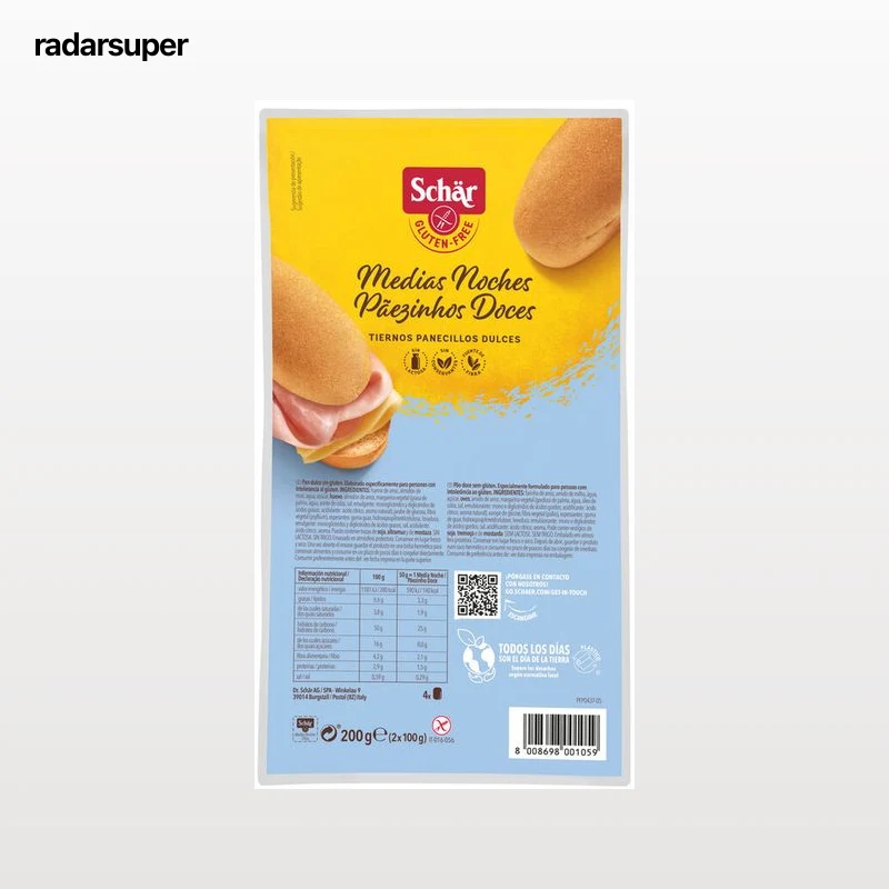 Medias noches sin gluten Schär 200g