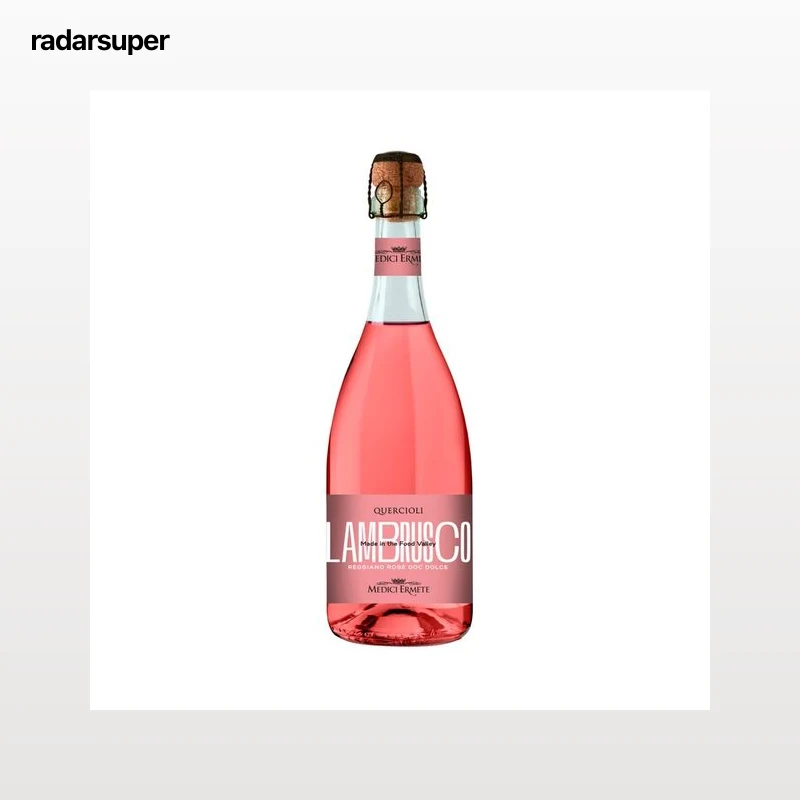 MEDICI ERMETE  Vino rosado lambrusco Reggiano rosé DOC dolce botella 75 cl.