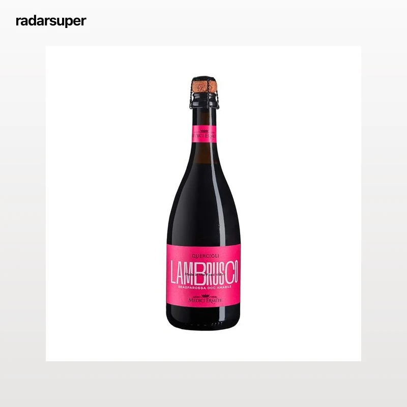 MEDICI ERMETE Vino tinto lambrusco  D.O.C Grasparossa amabile 75 cl.