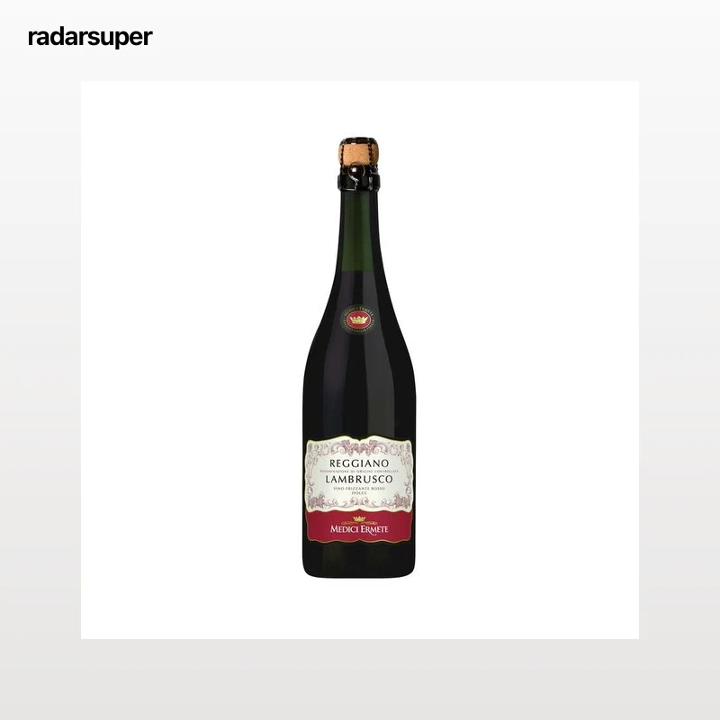 MEDICI ERMETE  Vino tinto lambrusco, frizzante dulce, con D.O. Reggiano MEDICI ERMETE botella 75 cl.