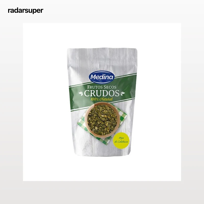 MEDINA Pipas de calabaza peladas crudas MEDINA Frutos secos crudos 125 g,