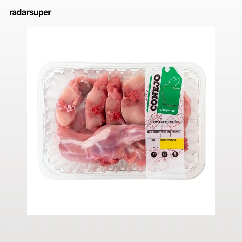 Medio conejo troceado Alipende 500g aproximadamente