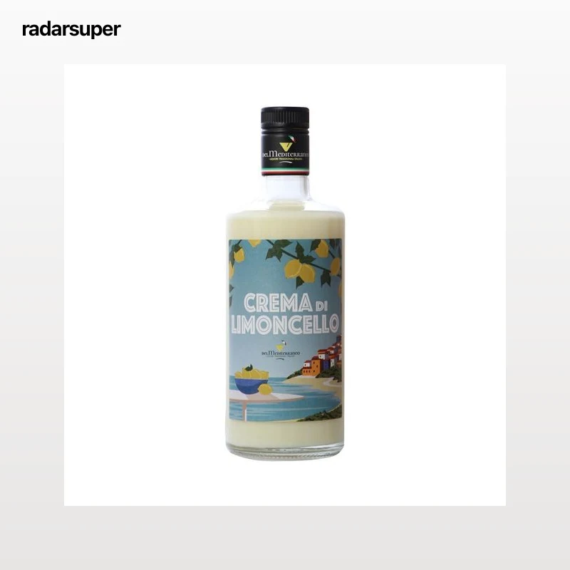 DEL MEDITERRANEO Crema de licor de Limoncello botella 70 cl.