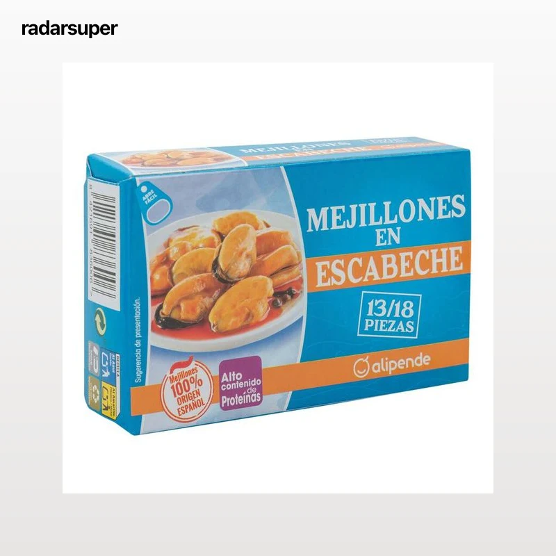 Mejillon Alipende 69g 13/18 escabeche