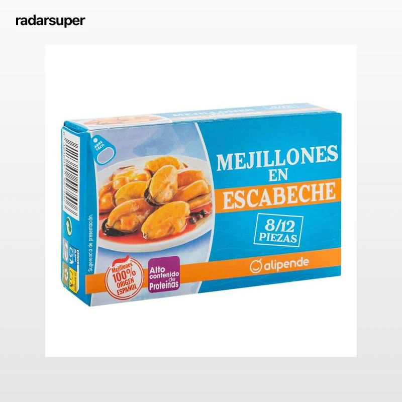 Mejillon Alipende 69g 8/12 escabeche