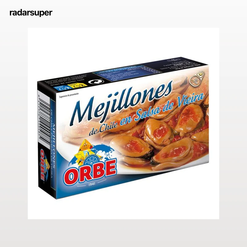 Mejillón de chile en salsa de vieira Orbe 69g