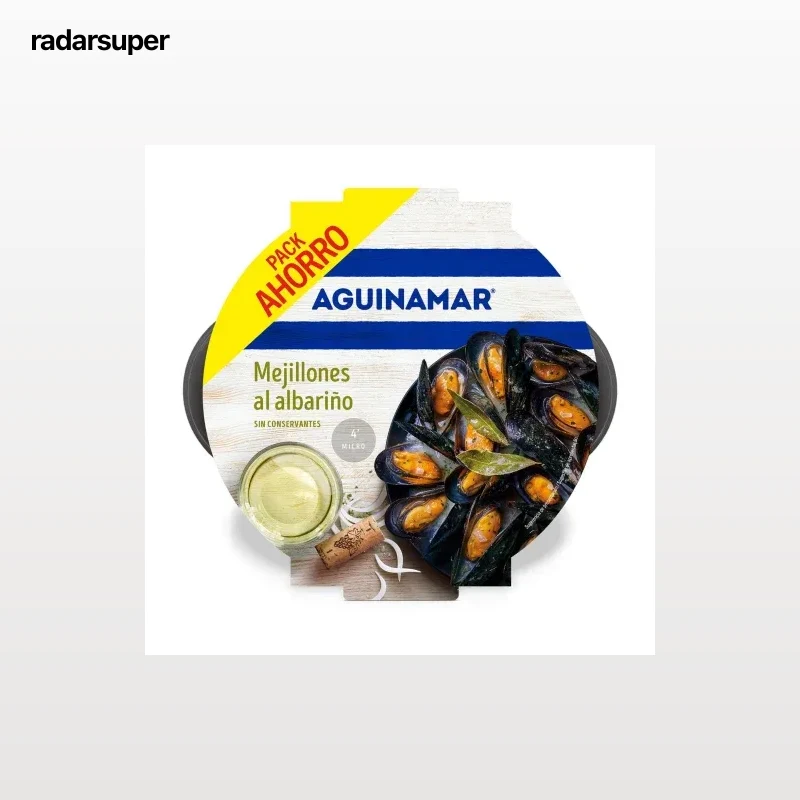 Mejillones al albariño Aguinamar 900 g