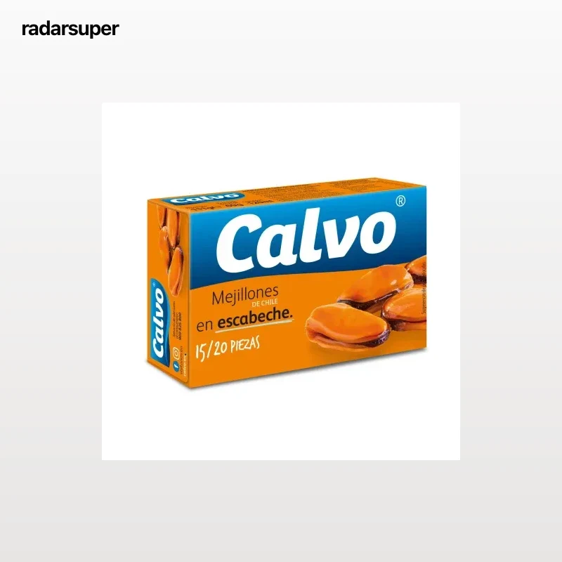 Mejillones de Chile en escabeche 15/20 Calvo 69 g.