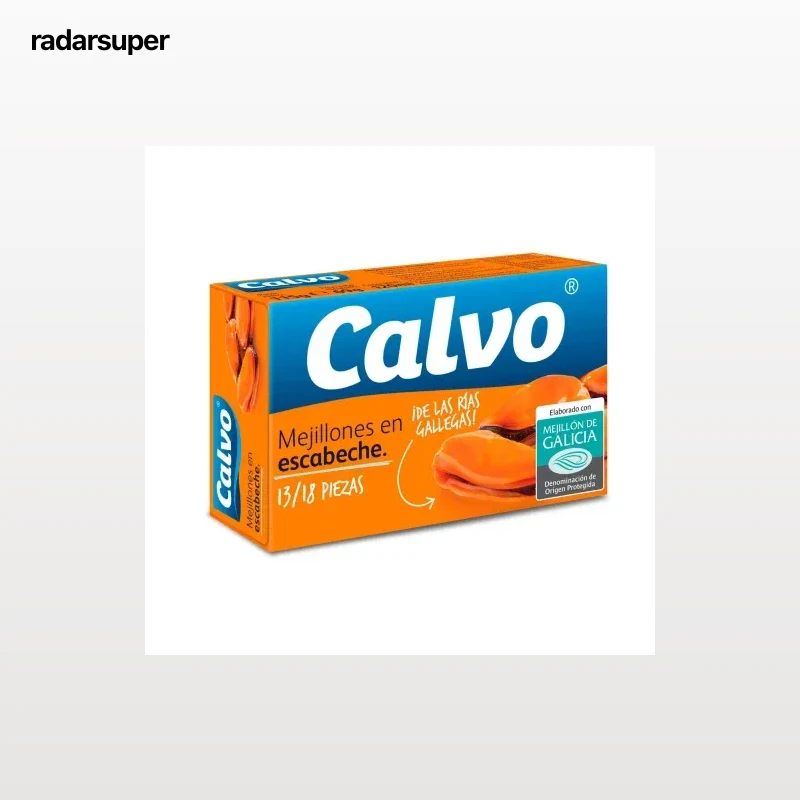Mejillones en escabeche Calvo 69 g.