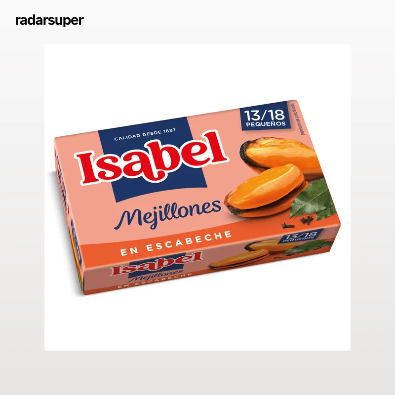 Mejillones en escabeche 13/18 piezas Isabel 69 g
