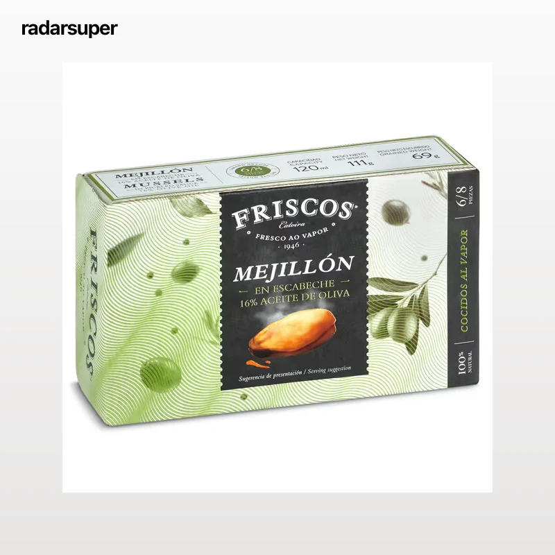 Mejillones en escabeche 6/8 piezas 69 g