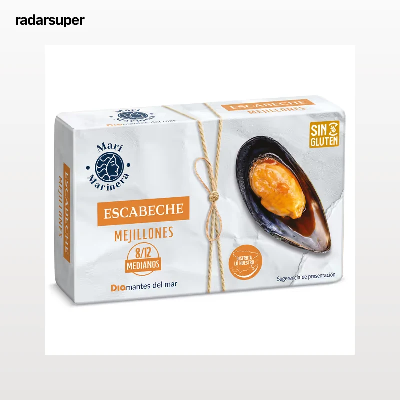Mejillones en escabeche 8/12 piezas Dia Mari Marinera 69 g